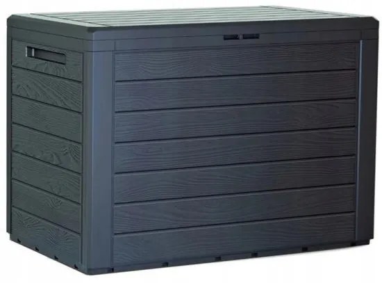 Lada depozitare de gradina, antracit, 78x44x55 cm, Woodenbox