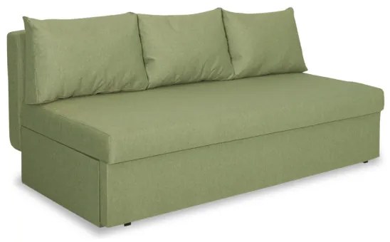 Canapea Extensibila Cu Lada Depozitare Modulo, Verde, 191 X 98 X 80 Cm