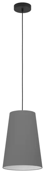 Lustră pe cablu Eglo 390135 PETROSA 1xE27/40W/230V gri