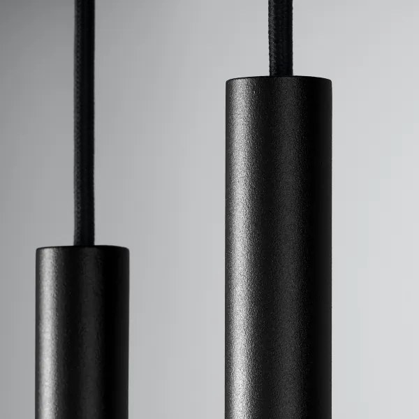 Lustră pe cablu Sollux SL.1304 PASTELO 2xG9/8W/230V negru