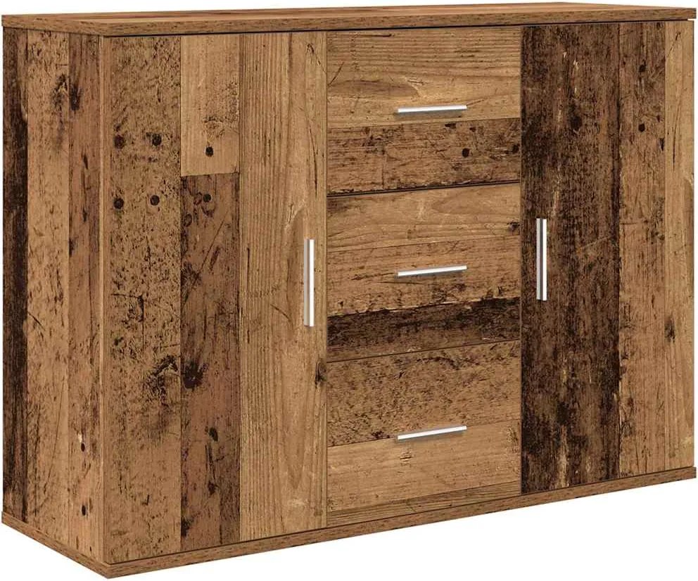 vidaXL Dulap, lemn vechi, 90x29,5x65 cm, lemn prelucrat