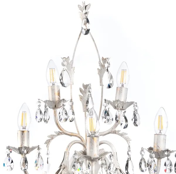 Aplică TERESA 5xE14/6W/230V alb ONLI