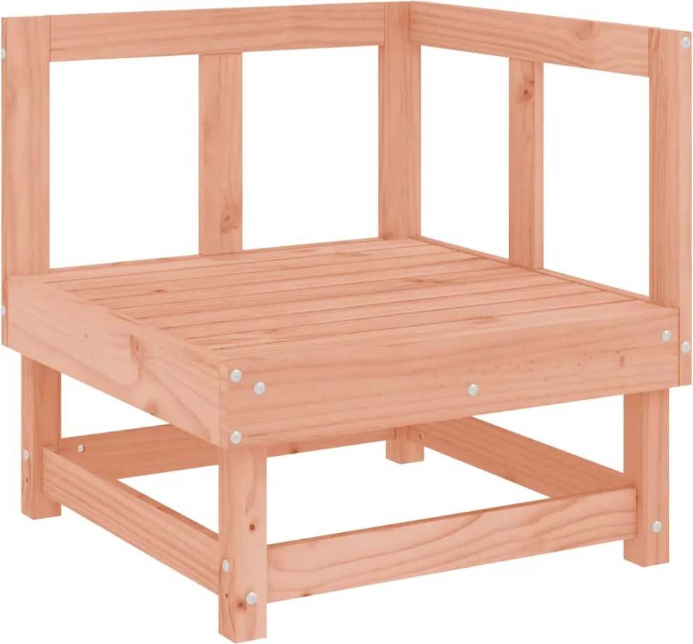 vidaXL Canapea de colț pentru grădină, lemn masiv douglas