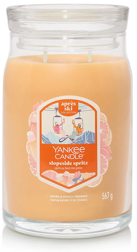 Yankee Candle Lumânare parfumată mare Signature Slopeside Spritz, 567 g, L