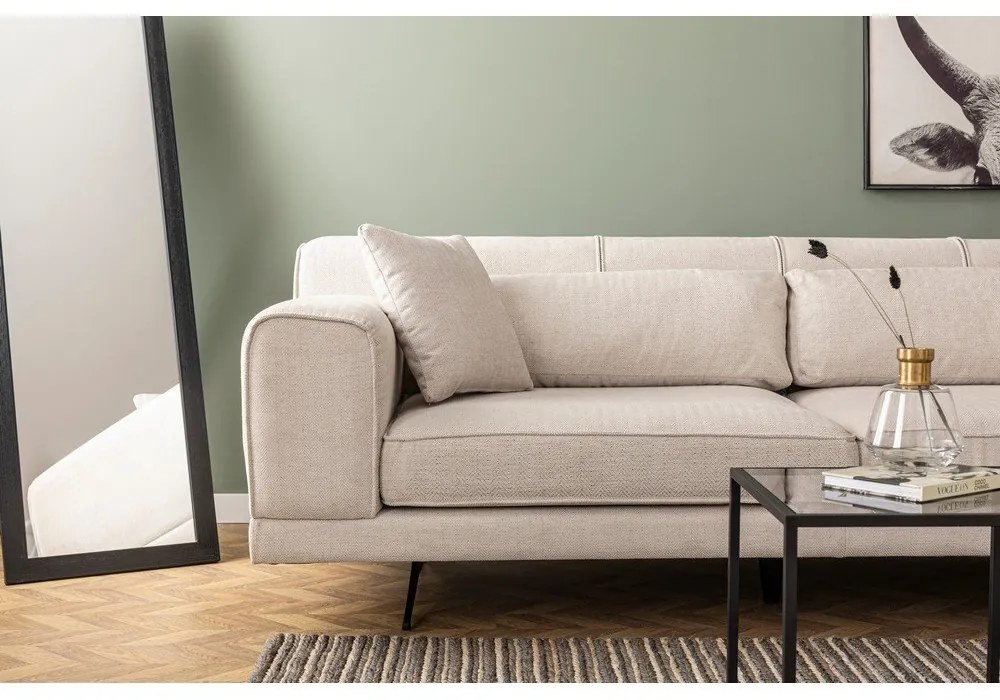 Colțar Artie Jivago bej, colț pe partea dreaptă