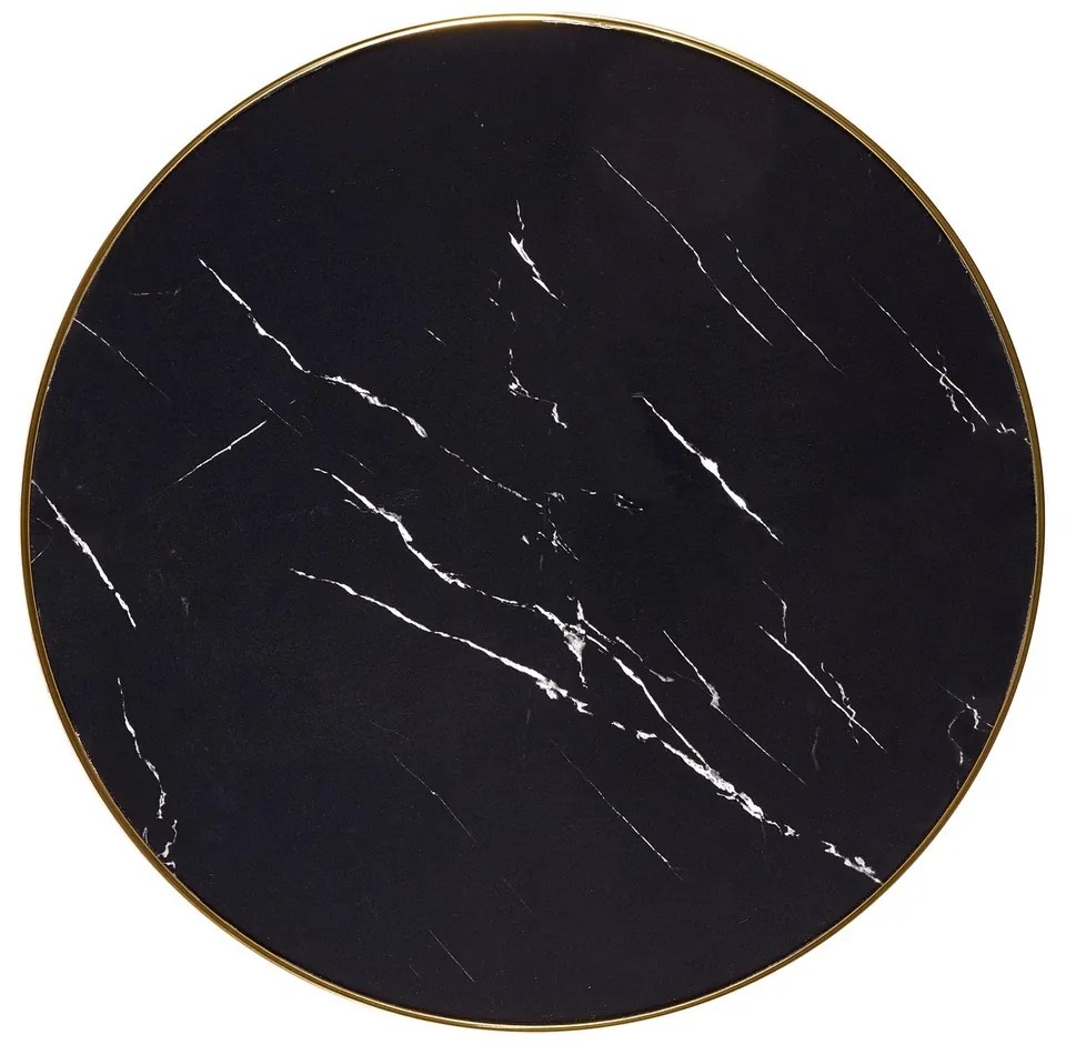 Masa de bucaterie Molina, neagra/aurie