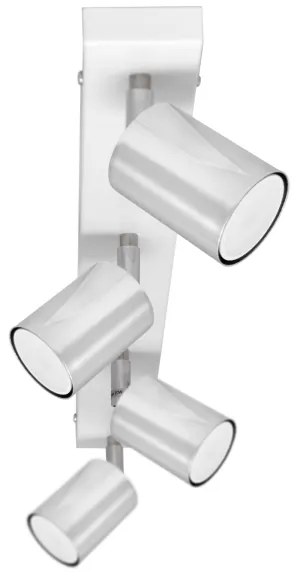 Spot LED TUNE 4xGU10/4,8W/230V crom mat/alb