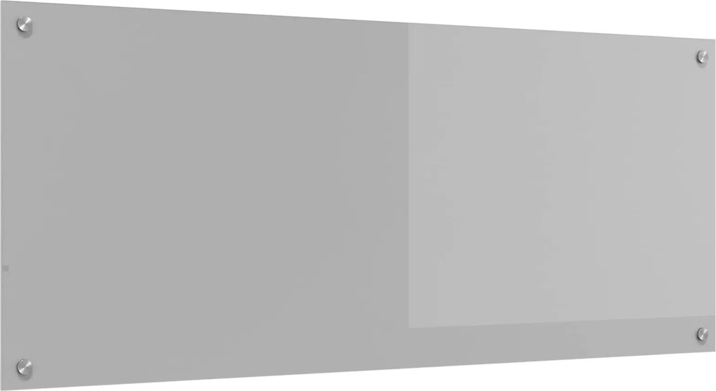 vidaXL Panou de bucătărie Gri deschis 120 x 50 cm sticlă securizată