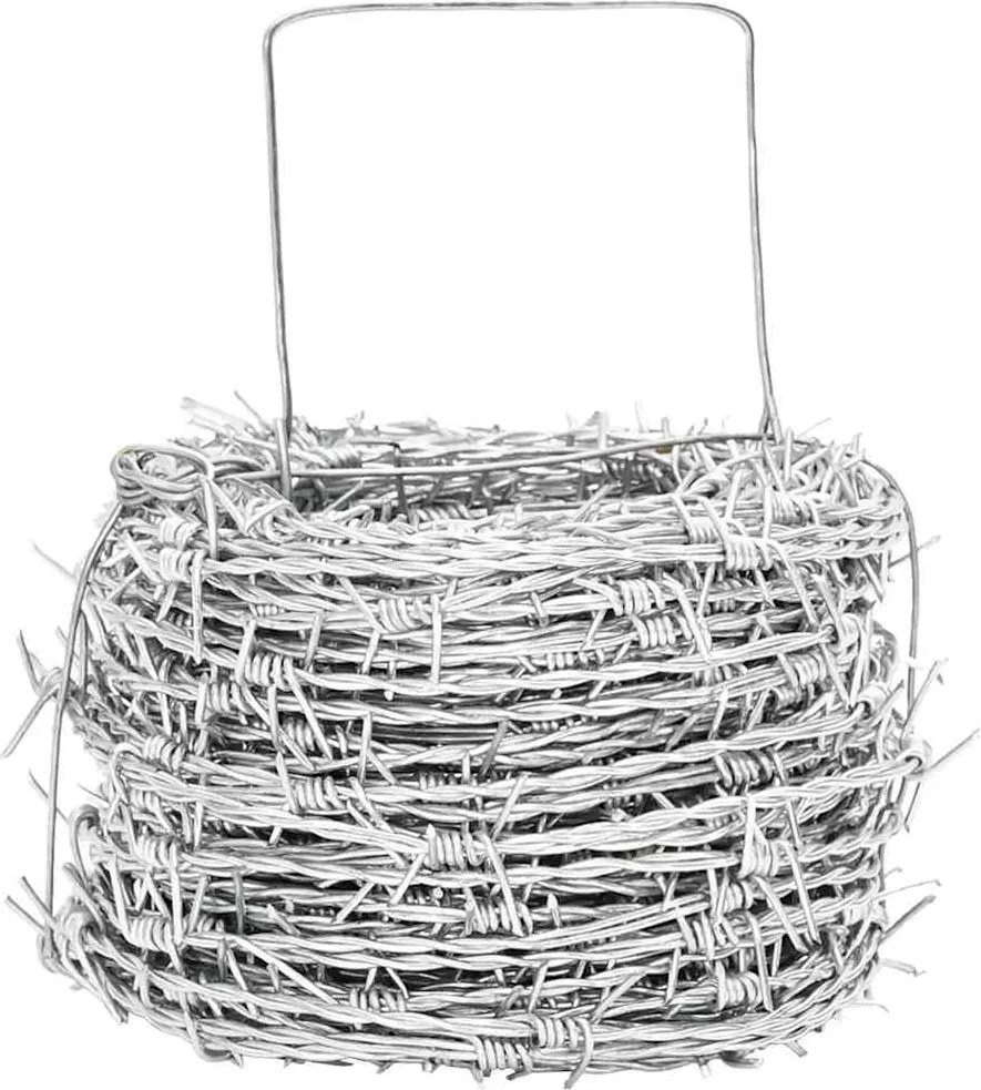 vidaXL Sârmă ghimpată 500 m