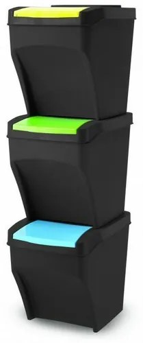 Set coșuri de gunoi sortat Recykle BIN 3x 25 l