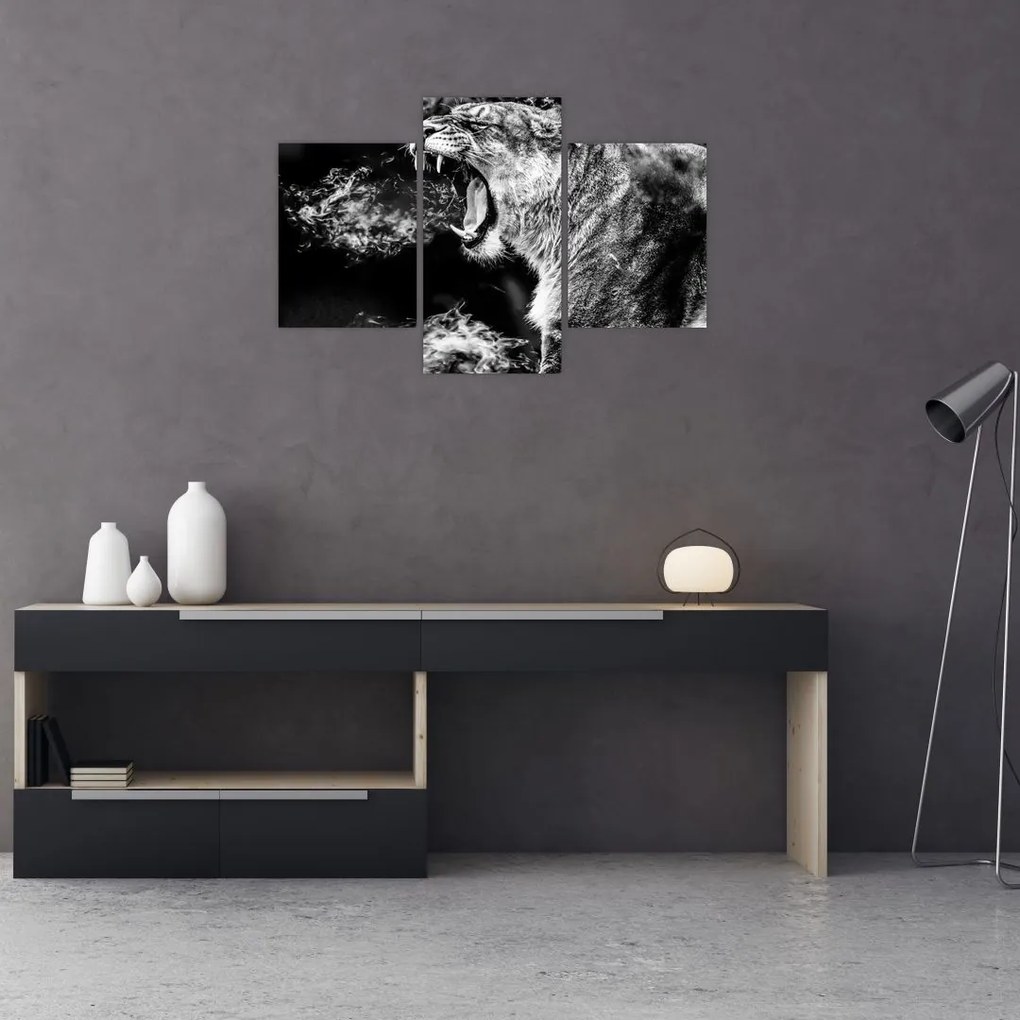 Tablou - Portretul unei leoaice (90x60 cm)