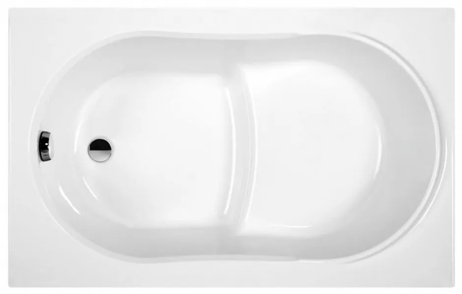 Cadă de baie dreaptă Wivea 75x130