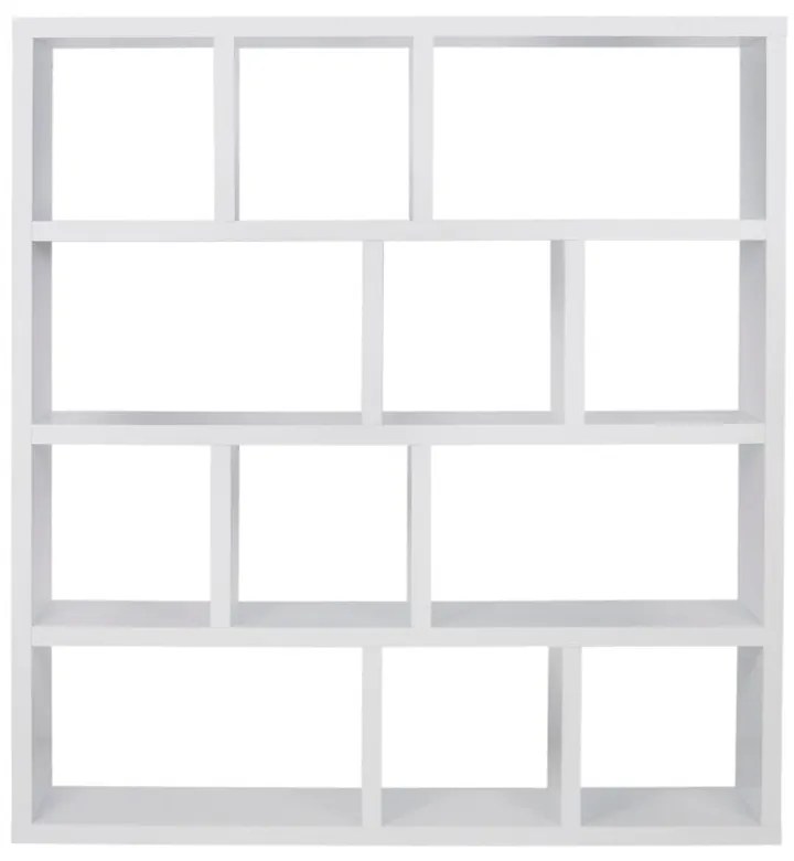 Bibliotecă albă 150x159 cm Berlin – TemaHome