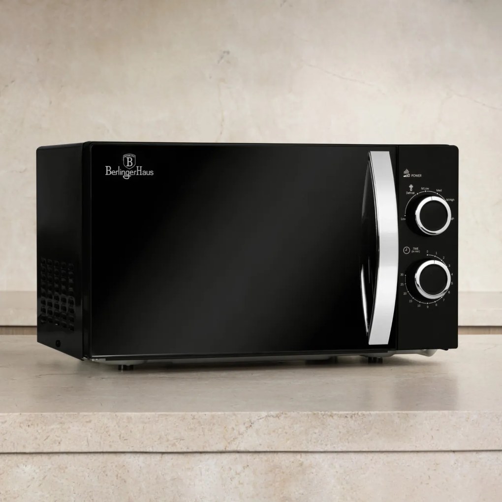 Cuptor cu microunde 20L Matte Black Berlinger Haus BH 9626