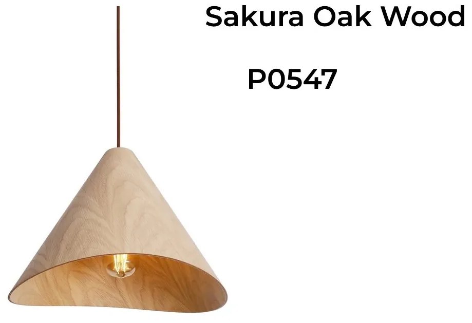 Pendul, Lustra din lemn design scandinav Sakura Oak