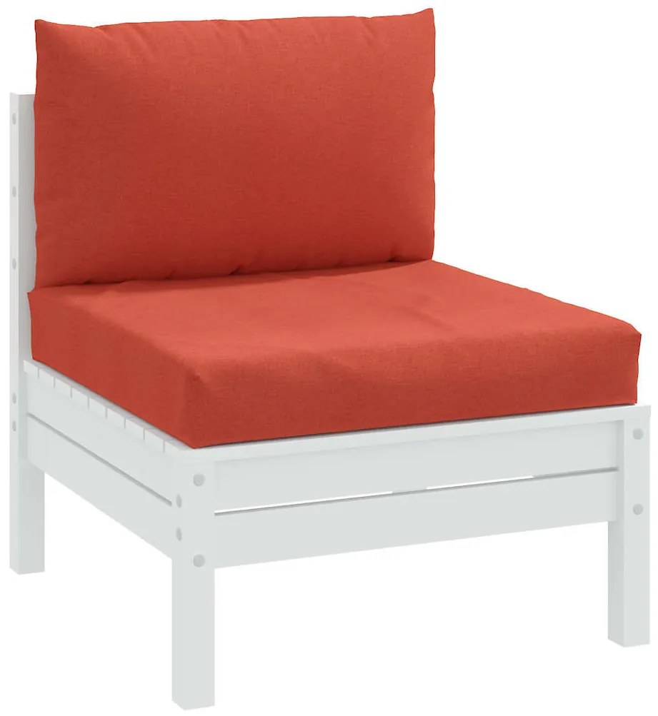 vidaXL Perne de paleți, 2 buc. melanj roșu, material textil