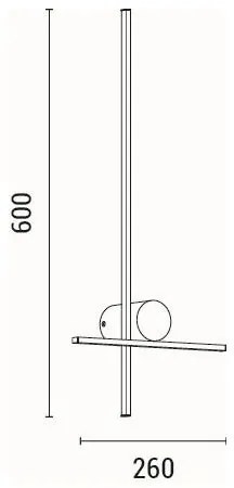 Aplică LED/12W/230V 3000K