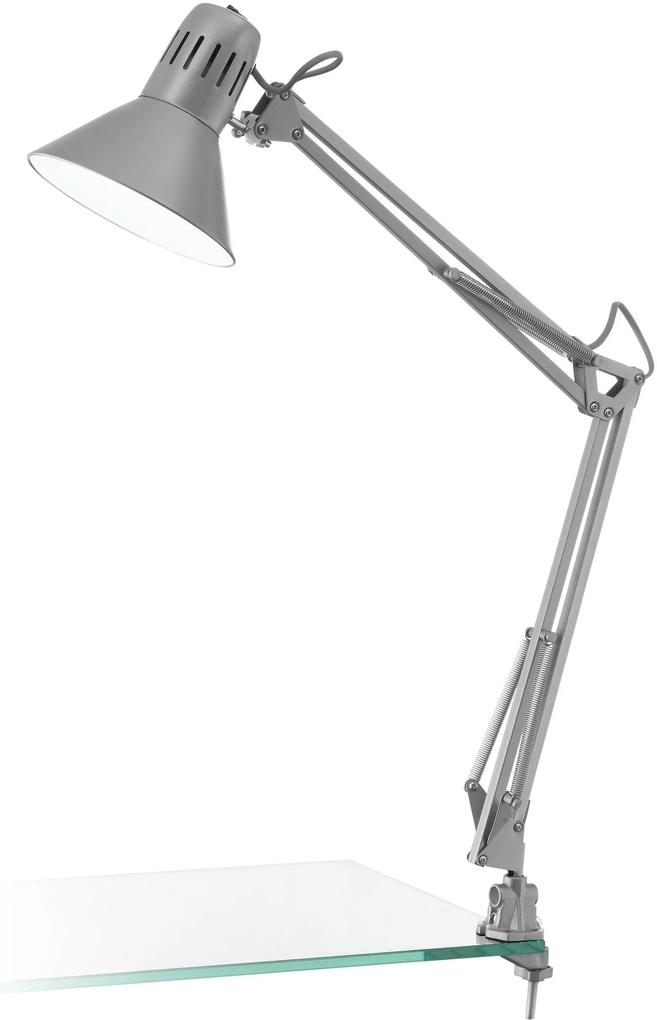EGLO Lampa de birou FIRMO argintie 73 cm