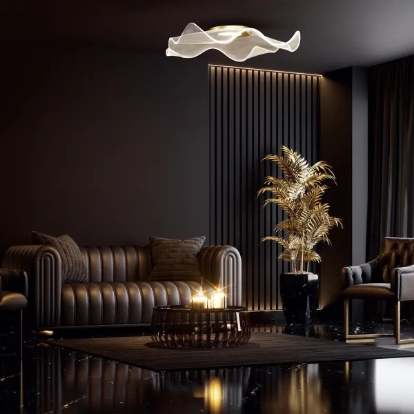 Plafonieră LED LARGO LED/16W/230V auriu