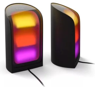 Philips Hue PLAY Wall Washer - Set 2x corp de iluminat LED RGBW reglabil, LED/20W/230V, 2000–6500K, negru