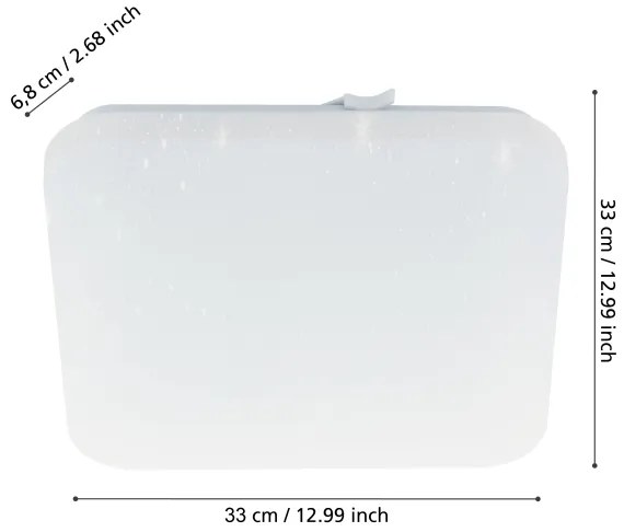 Plafonieră LED pentru baie FRANIA LED/14,6W/230V IP44 Eglo 900364