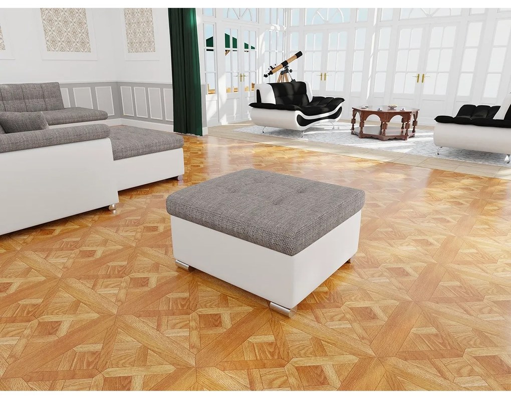 Taburete Toneda mic (Gri deschis + Alb) . Promo -16%. 1106027