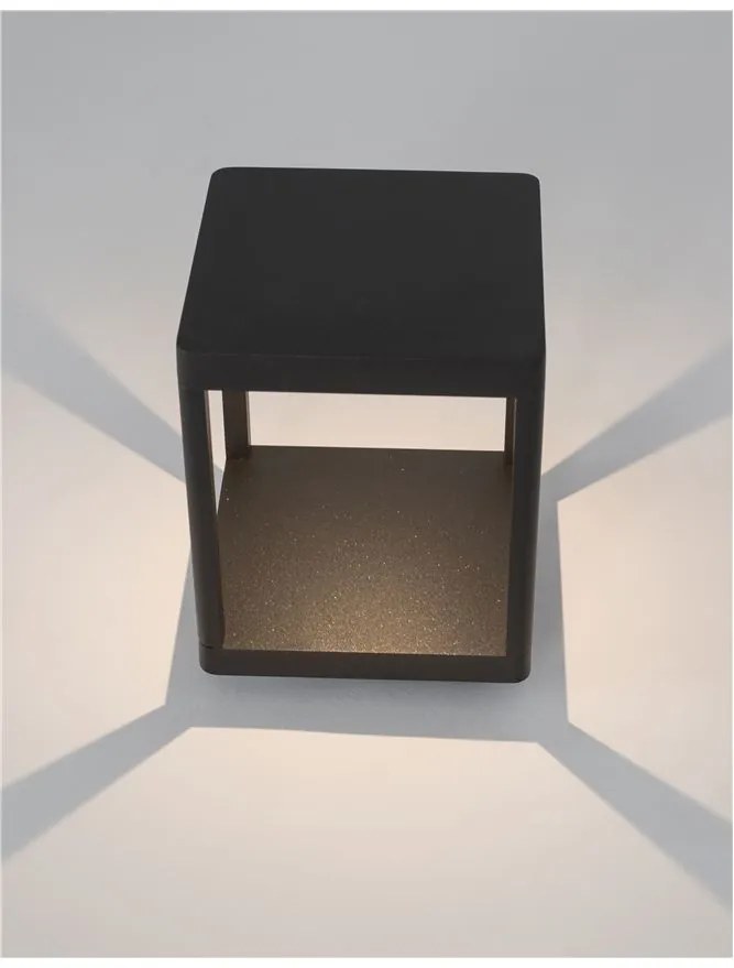 Mini stalp LED modern pentru iluminat exterior IP65 Surf H-23cm