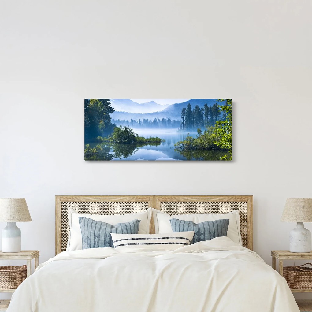 Tablou cu lac montan (120x50 cm)