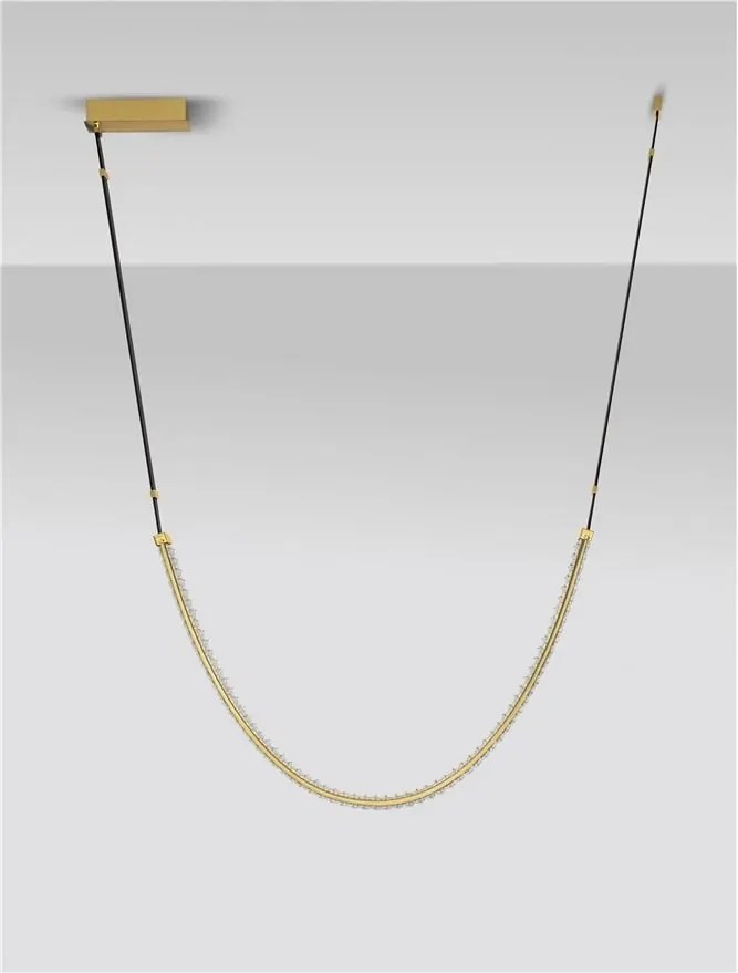 Lustra LED suspendata design elegant LAZURA