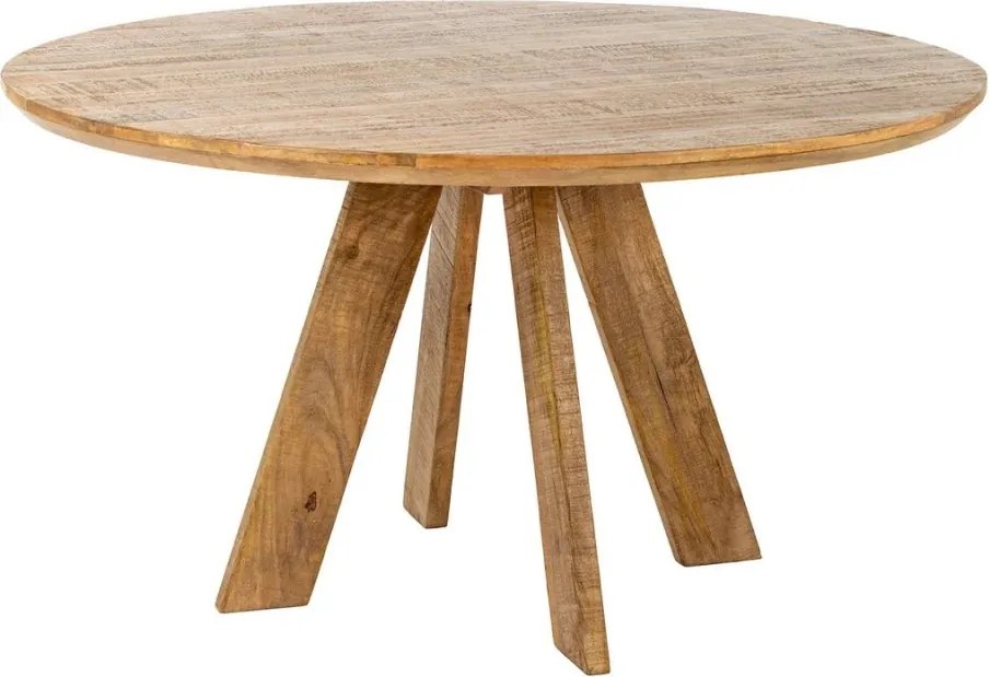 Masa rotunda din lemn de mango ART WOOD 140cm