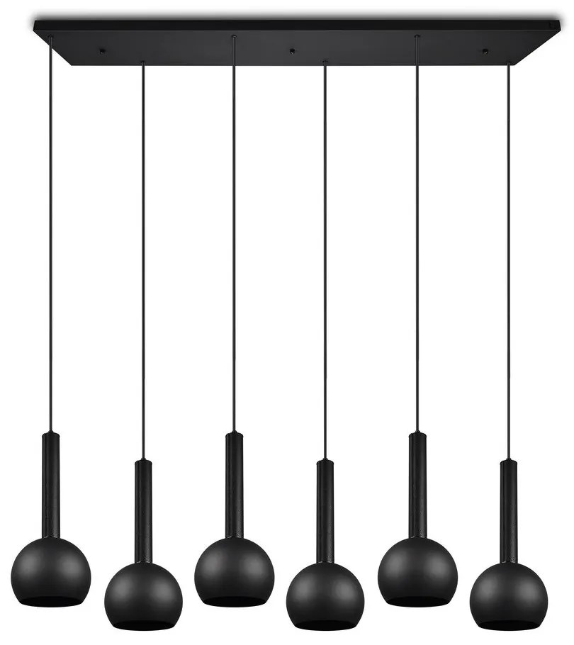 Lustră neagră Ciliana – CINQUE