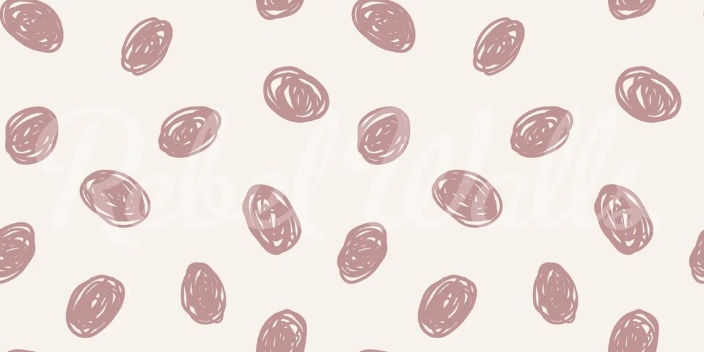 Tapet Doodle Dots, Pink, Rebel Walls