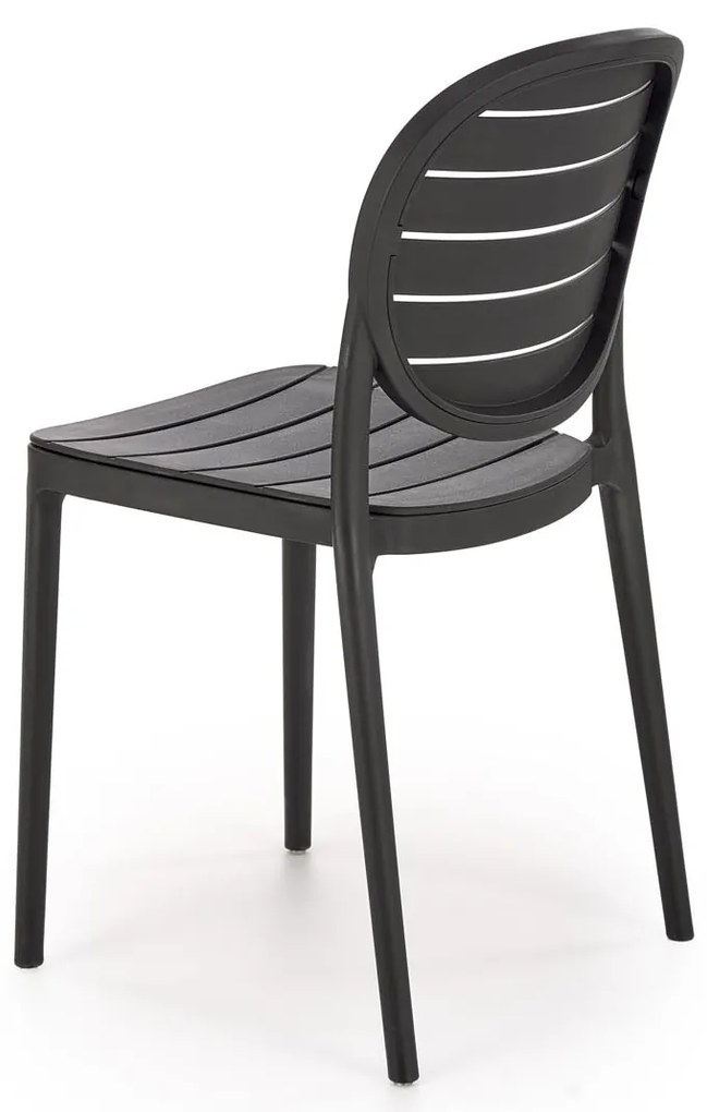 Scaun de grădină Karter (negru). 1092585