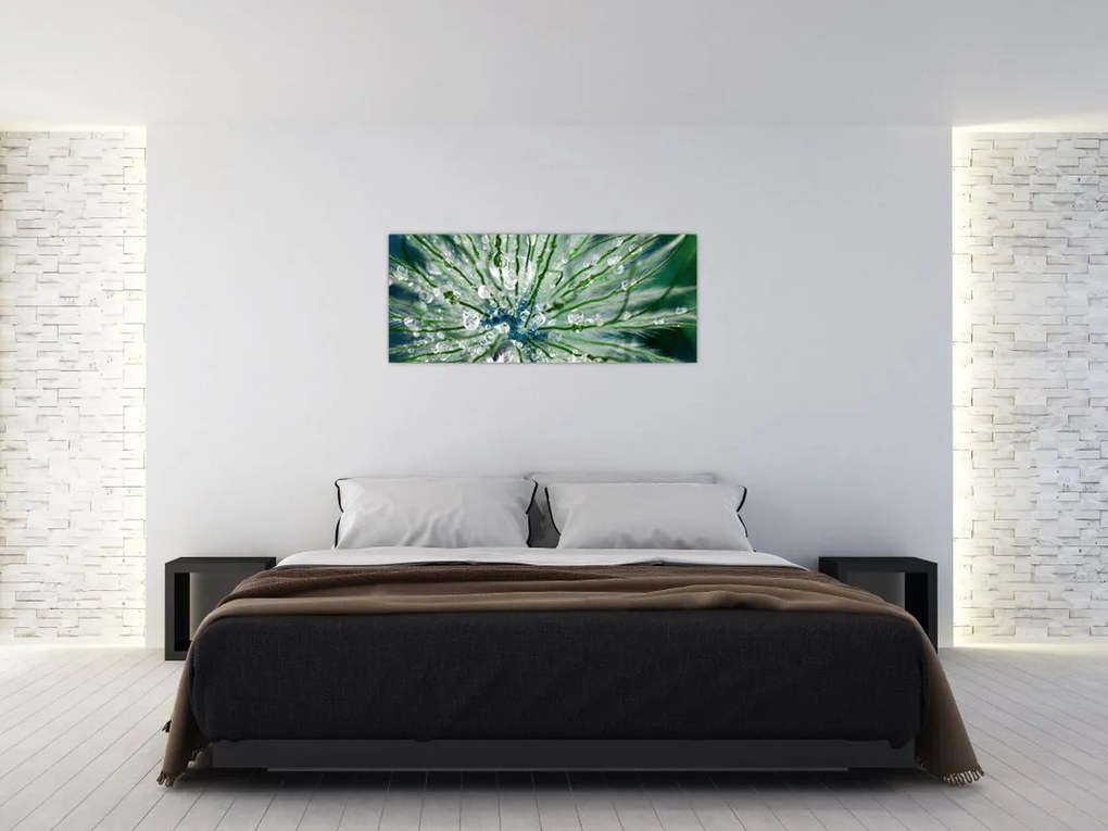 Tablou - Imagine macro a unei flori (120x50 cm)