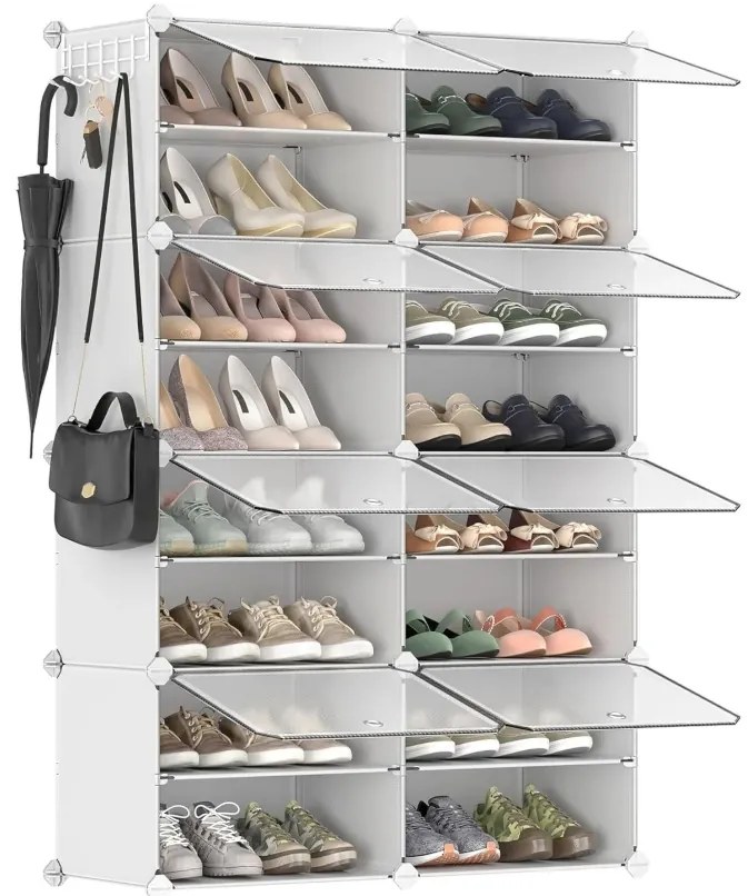 Pantofar modular AGMO 83x125 cm, alb