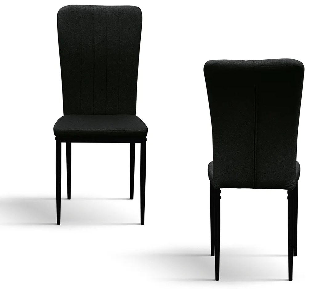 SET 6 Scaune Alto, tesatura ,structura metalica - MARO - STANDARD