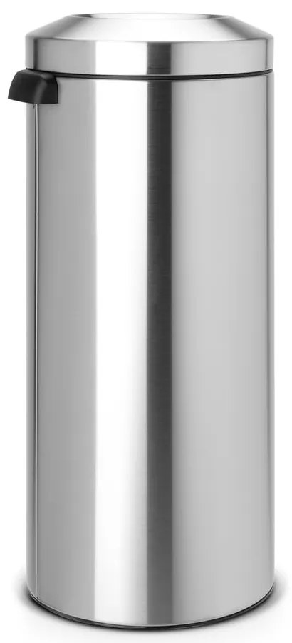 Coș de gunoi argintiu mat din oțel 30 l Flame Guard – Brabantia