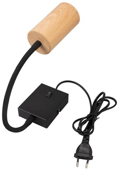 Lampă flexibilă de perete Brilagi SELE 1xGU10/30W/230V negru/bej