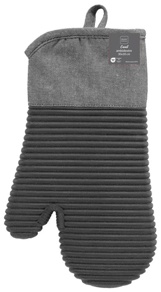 Mănușă de bucătărie din silicon, din amestec de fibre Adam – douceur d'intérieur