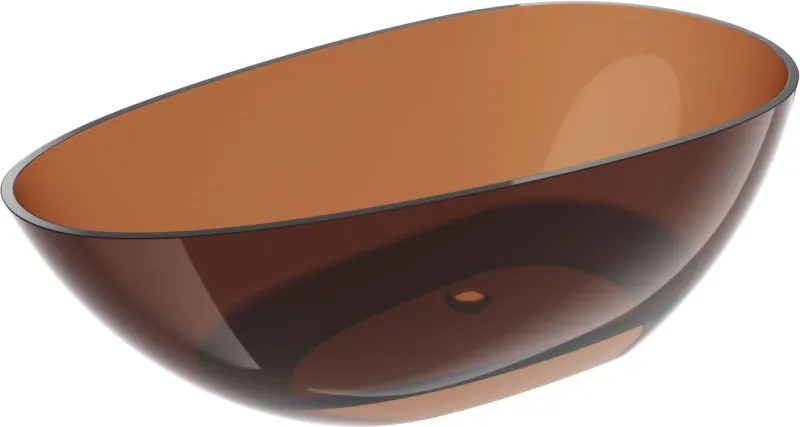 Mexen Glass cadă freestanding transparentă 170 x 85 cm, dop cromat - 58061708505