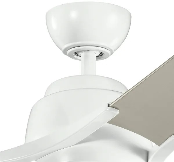 Ventilator LED dimabil de tavan Kichler KLF-ZEUS-60-WHT ZEUS LED/10W/230V + telecomandă