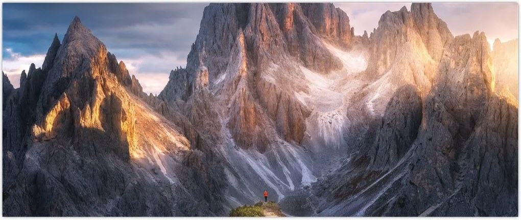 Tablou - Panoramă de munte (120x50 cm)