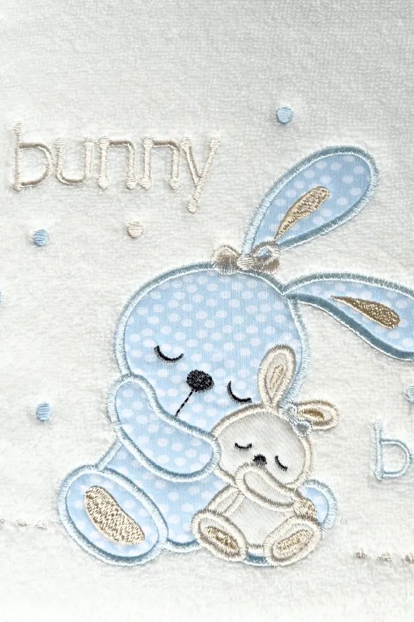 Set cadou de prosoape BUNNY pentru copii, 2 buc Alb - Roz / Pink Set (prosop 50x90cm, prosop de corp 70x130cm)