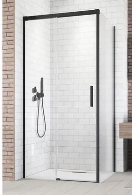 Ușă glisantă duș Radaway Idea Black KDJ stânga 120x200,5 cm, sticlă transparentă, profil negru