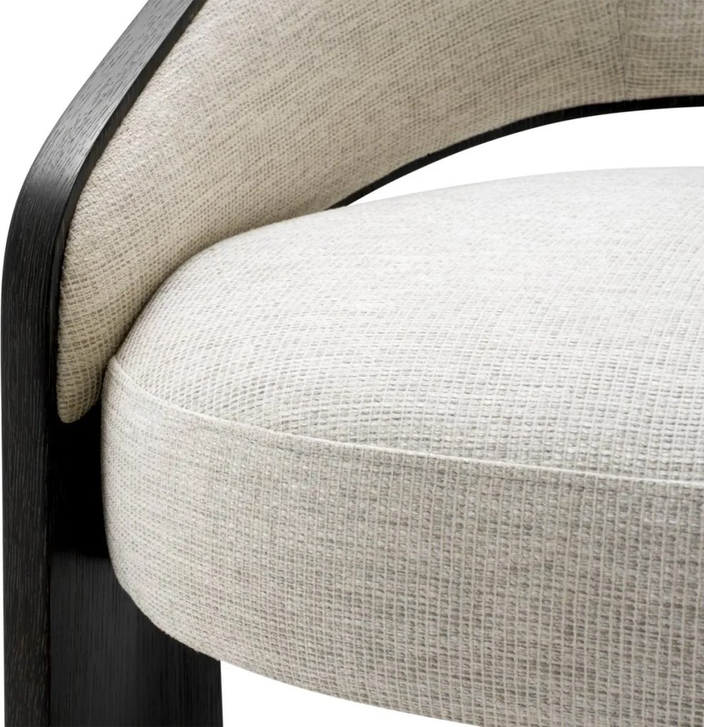 Fotoliu LUX Furnir Stejar Gri Carbune, Zephira