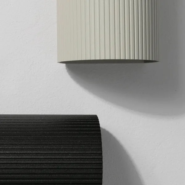 Aplică FARO 40528 SOLE 1xGU10/8W/230V gri canelat rotund