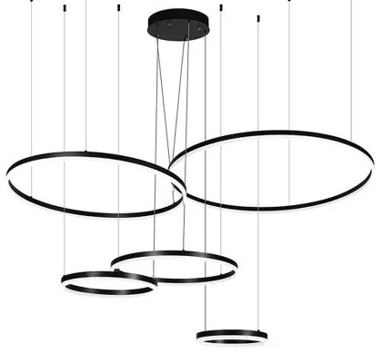 Lustră LED dimabilă pe cablu LED/220W/230V 3000-6500K + telecomandă