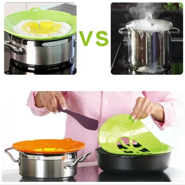 Capac din silicon pentru cratiță - verde