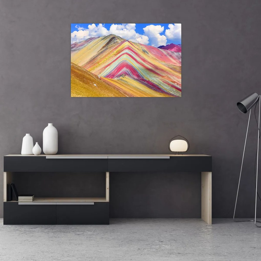 Tablou - Muntele Curcubeu, Peru (90x60 cm)