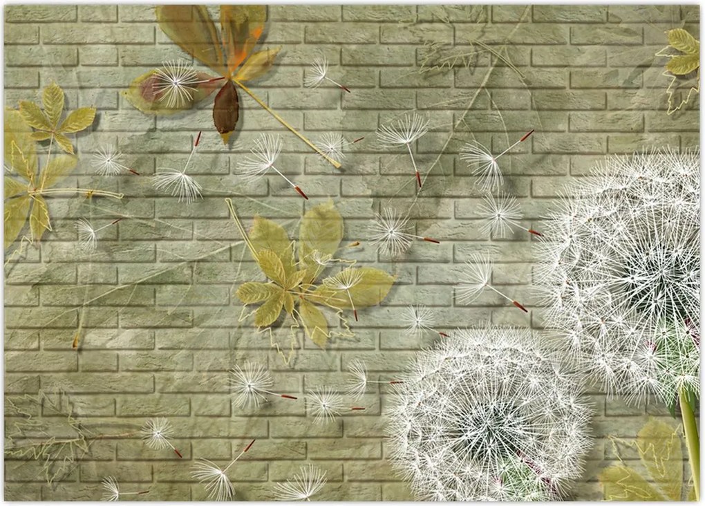 Tablou - Păpădii suflate de vânt (70x50 cm)